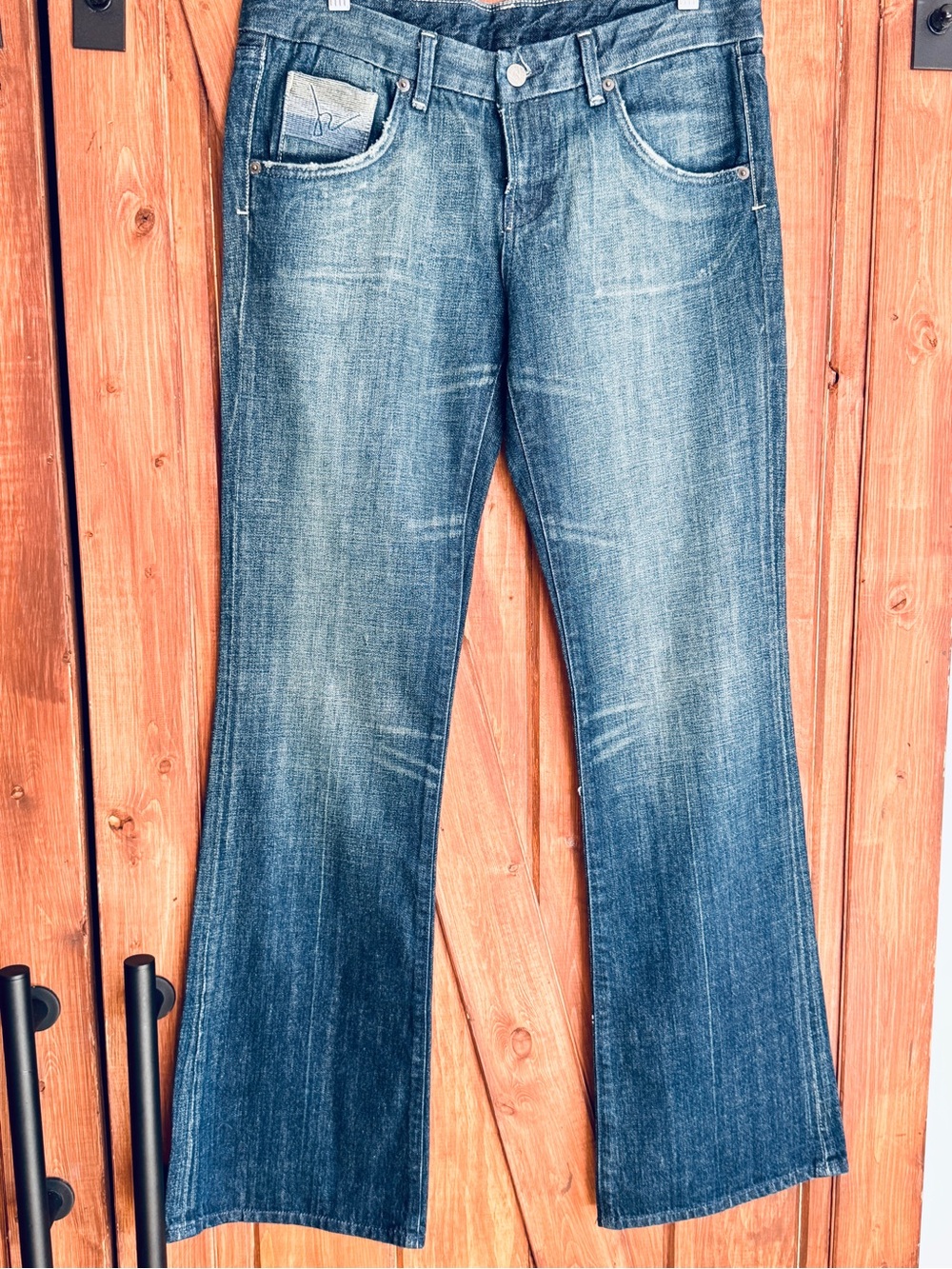 Citizens Of Humanity Medium Blue Flare Jeans